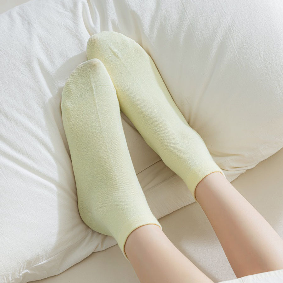 Shoppinggo shoppinggo socks, socks for women, anti-cold socks, non-stuffy socks, socks, footwear, short length, ankle socks, white, black, white, cute