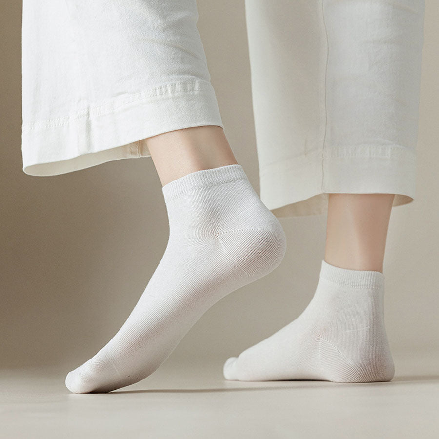 Shoppinggo shoppinggo socks, socks for women, anti-cold socks, non-stuffy socks, socks, footwear, short length, ankle socks, white, black, white, cute