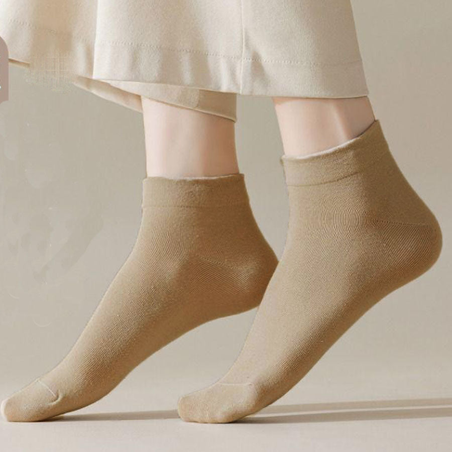 Shoppinggo shoppinggo socks, socks for women, anti-cold socks, non-stuffy socks, socks, footwear, short length, ankle socks, white, black, white, cute