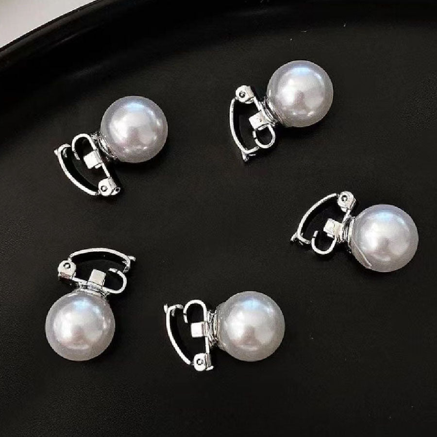 Shoppinggo shoppinggo Mini Hair Clip Pearl 10pcs Hair Clip Hair Accessory Bangs Cute Fashionable Hair Decoration Elegant