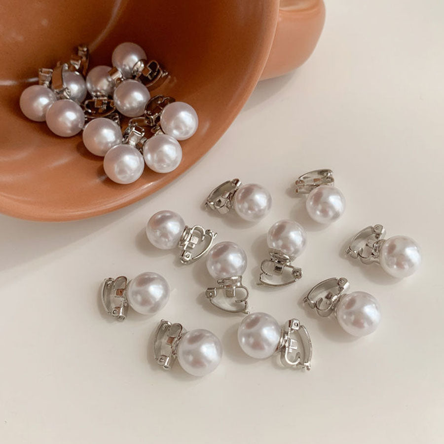 Shoppinggo shoppinggo Mini Hair Clip Pearl 10pcs Hair Clip Hair Accessory Bangs Cute Fashionable Hair Decoration Elegant