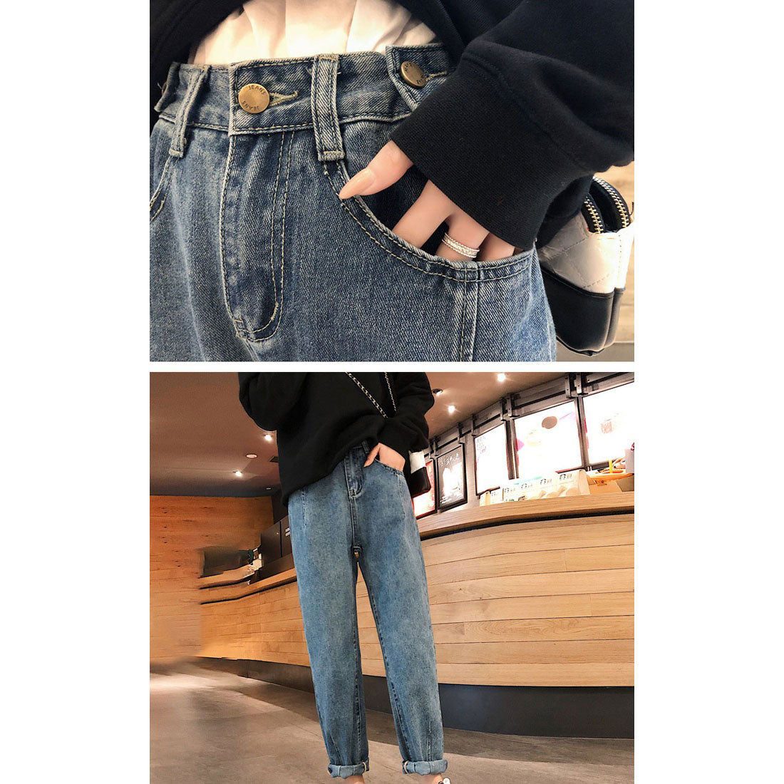 ショッピングゴー shoppinggo デニムパンツレディース ジーンズ 大きいサイズ ズボン 美脚効果 ロングパンツ