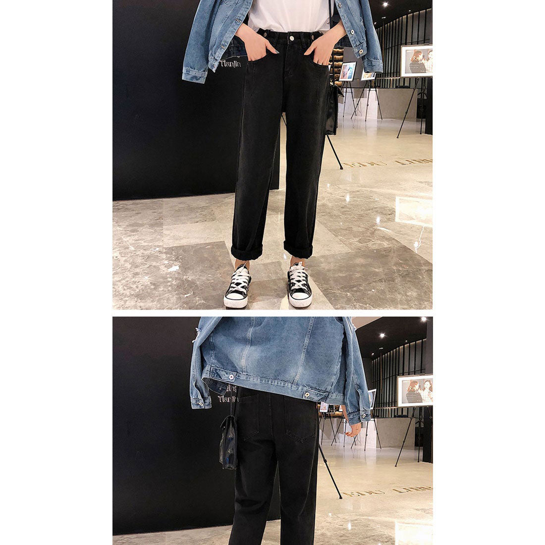 ショッピングゴー shoppinggo デニムパンツレディース ジーンズ 大きいサイズ ズボン 美脚効果 ロングパンツ