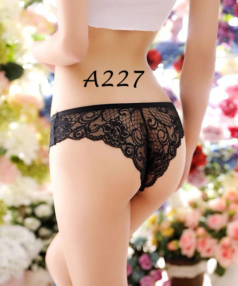 ショッピングゴー shoppinggo レースショーツ セクシー ショーツ単品 薄型 総レース 透け感 下着 ランジェリー シースルー ふんどしパンツ【返品不可商品】