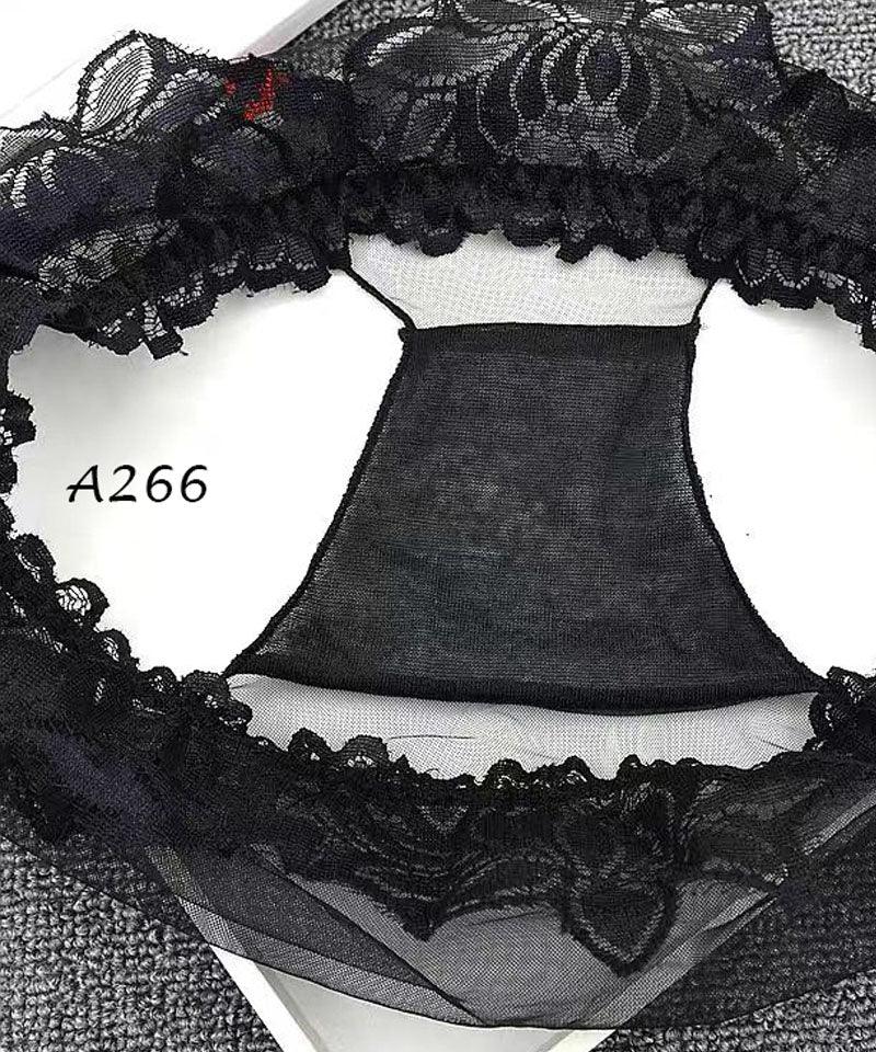 ショッピングゴー shoppinggo レースショーツ セクシー ショーツ単品 薄型 総レース 透け感 下着 ランジェリー シースルー ふんどしパンツ【返品不可商品】