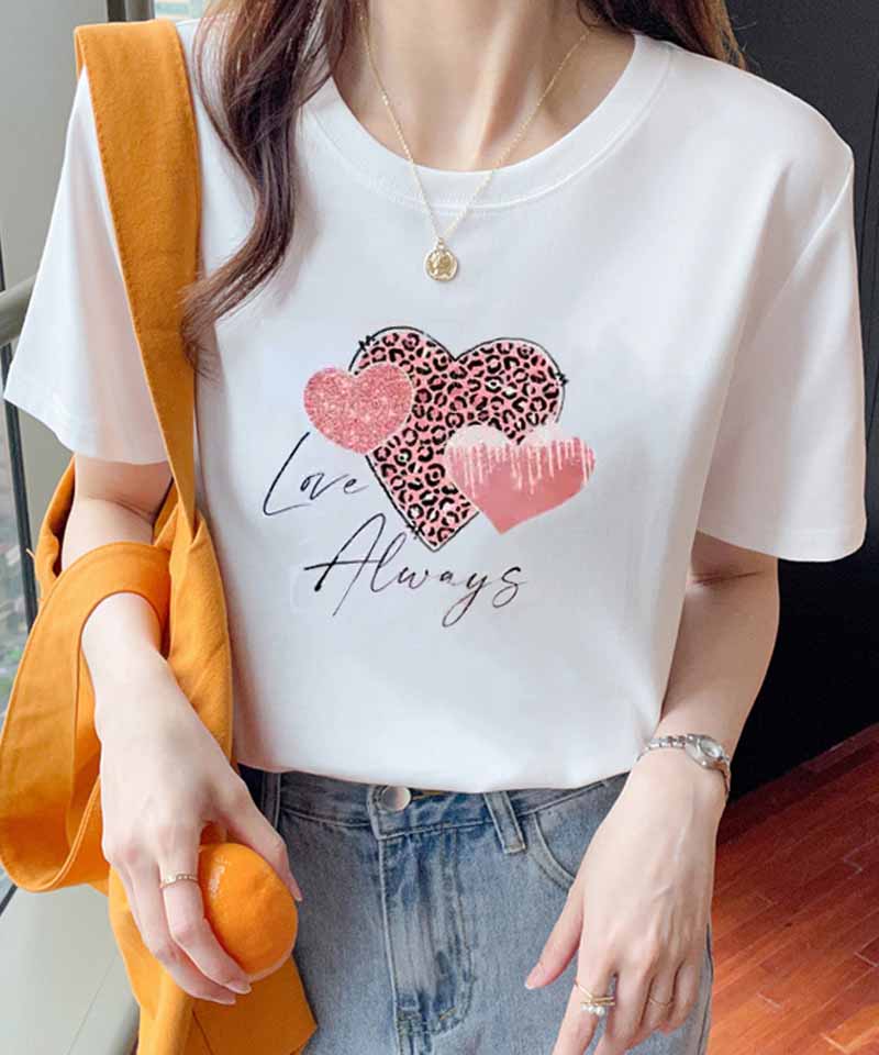 ショッピングゴー shoppinggo Tシャツ レディース ゆるT 半袖 ロゴTシャツ プリントTシャツ 柄プリントゆるシルエット半袖Tシャツトップス 春 夏 クルーネック ブランド,ホワイト02