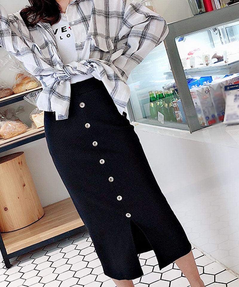 ショッピングゴー shoppinggo タイトスカート 3way 春秋夏 レディース ボトムス ストレート タイト ペンシル ミモレ丈スカート マキシ スリム ロングスカート