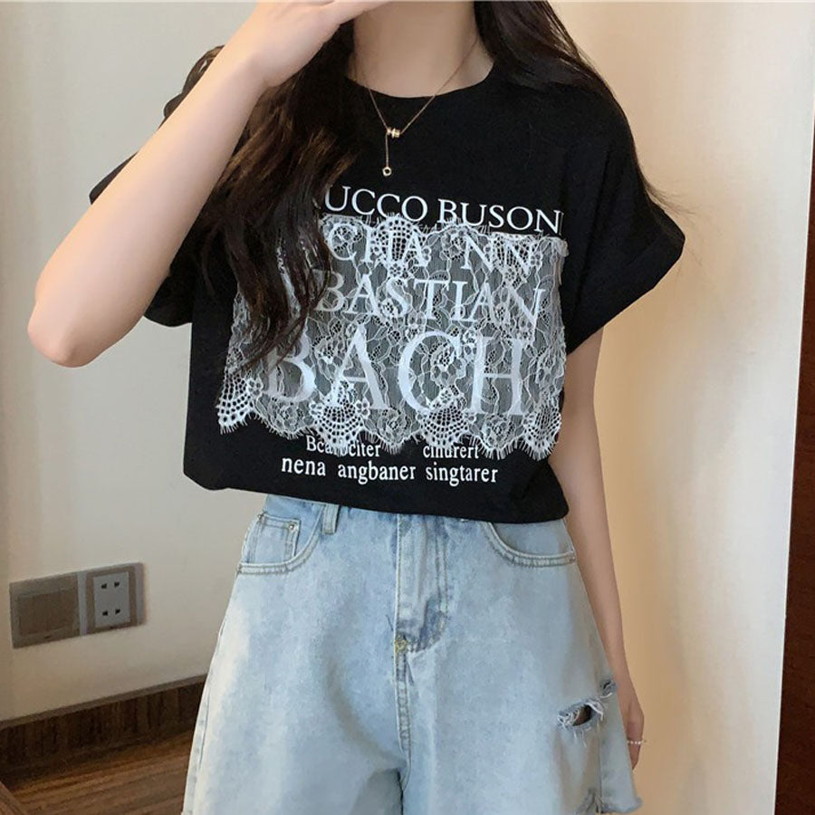 ショッピングゴー shoppinggo ロゴTシャツ 半袖 ゆったり 体型カバー 夏服 tシャツ 英字ロゴ ゆるT 半袖 柄プリントTシャツ ゆるシルエット半袖Tシャツトップス 春 夏 （ホワイト） ホワイト