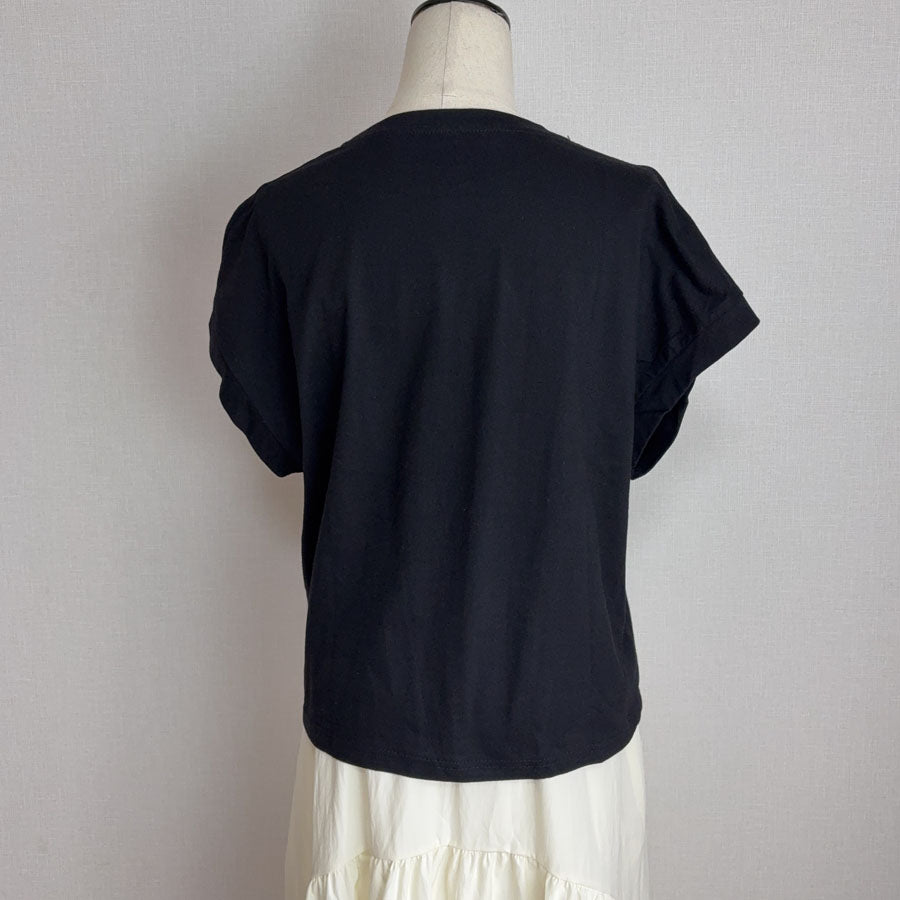 ショッピングゴー shoppinggo ロゴTシャツ 半袖 ゆったり 体型カバー 夏服 tシャツ 英字ロゴ ゆるT 半袖 柄プリントTシャツ ゆるシルエット半袖Tシャツトップス 春 夏 （ホワイト） ホワイト