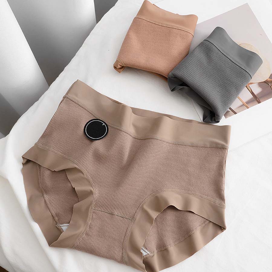 ショッピングゴー shoppinggo ショーツ かわいい ハイウエスト 無地 プレーンショーツ 下着 女性 パンツ パンティ レース スダンダードショーツ 伸縮性 フィット感 【返品不可商品】 （ベージュ01） ベージュ01