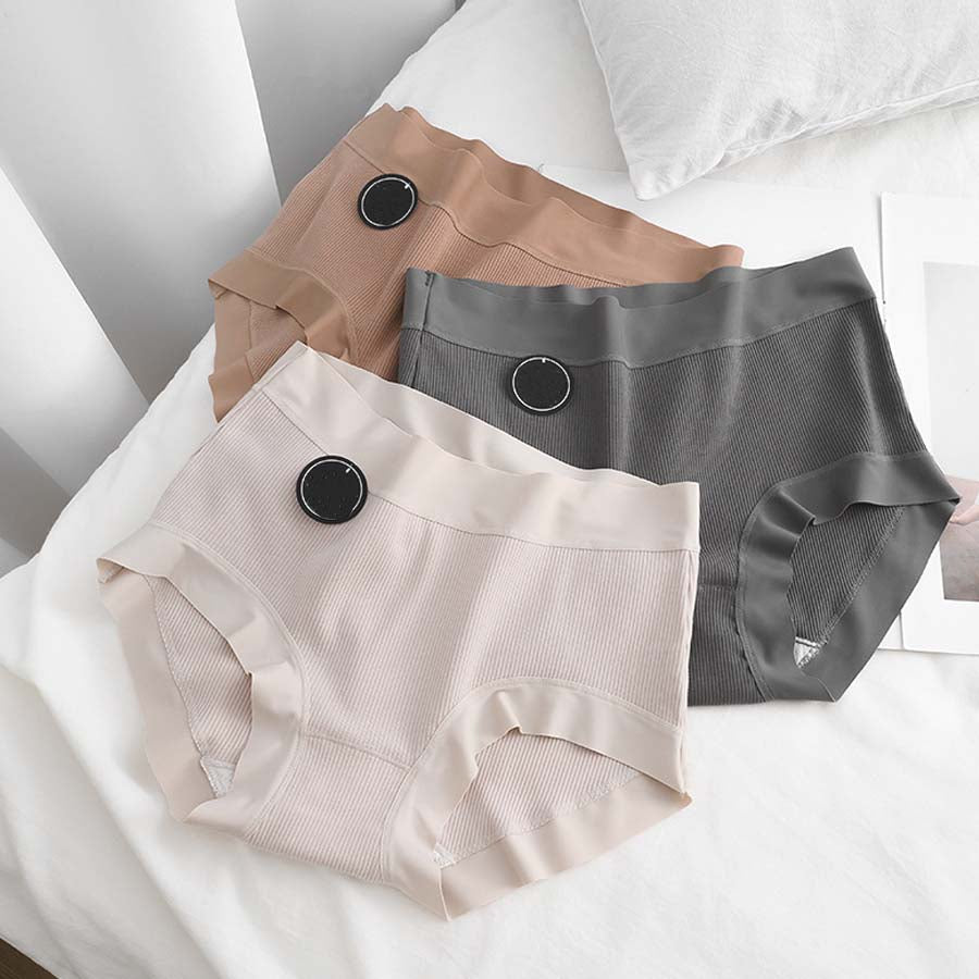 ショッピングゴー shoppinggo ショーツ かわいい ハイウエスト 無地 プレーンショーツ 下着 女性 パンツ パンティ レース スダンダードショーツ 伸縮性 フィット感 【返品不可商品】 （ベージュ01） ベージュ01