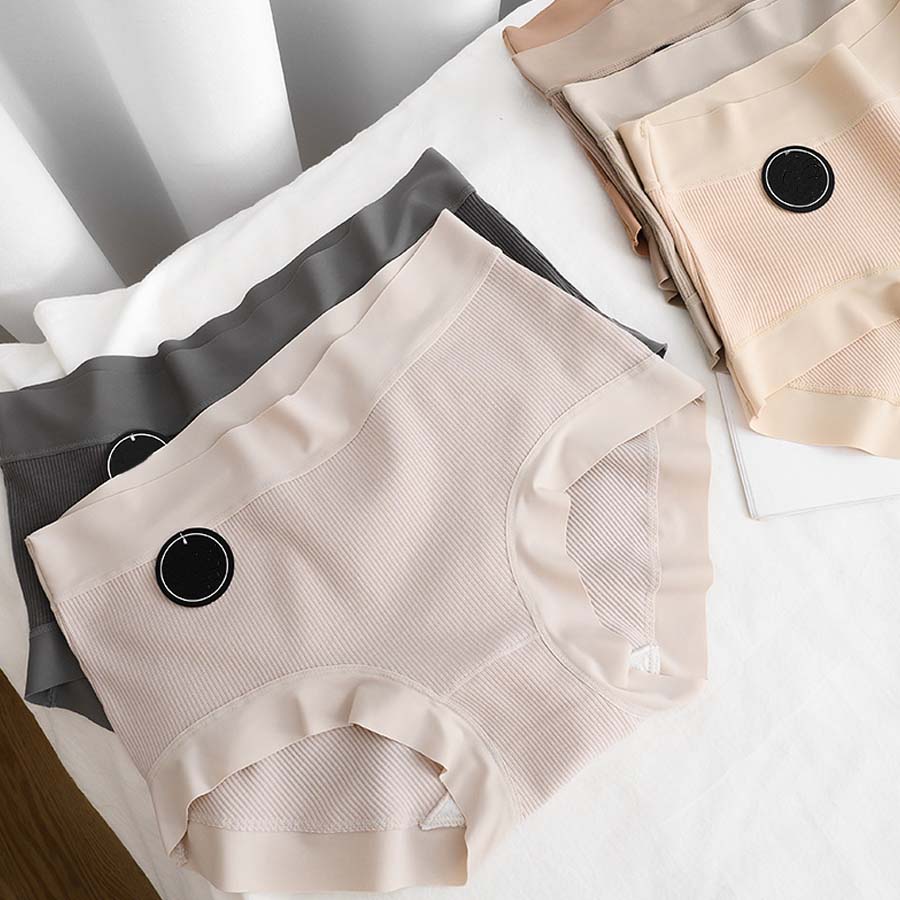 ショッピングゴー shoppinggo ショーツ かわいい ハイウエスト 無地 プレーンショーツ 下着 女性 パンツ パンティ レース スダンダードショーツ 伸縮性 フィット感 【返品不可商品】 （ベージュ01） ベージュ01