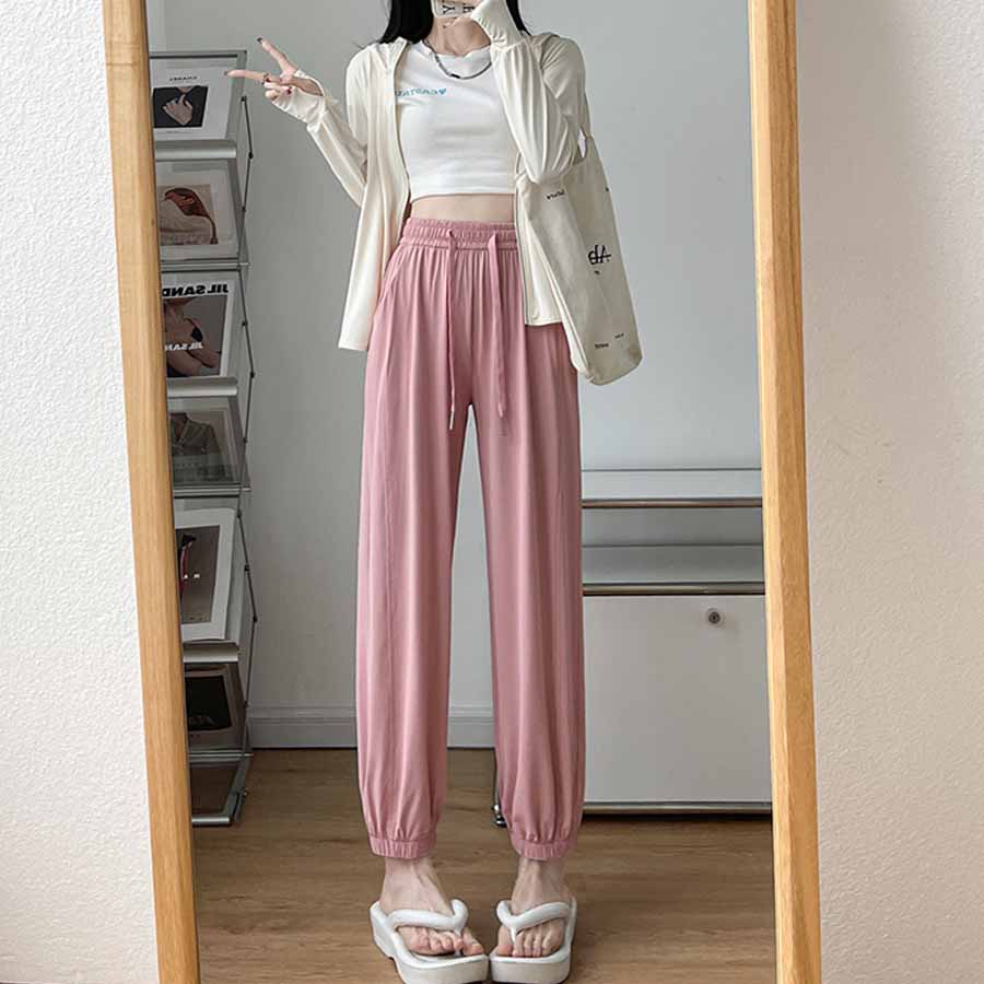 ショッピングゴー shoppinggo スウェットパンツ レディース パンツ ジョガーパンツ  カジュアル スポーツ ワイドパンツ ボトムス ジャージ スポーツ （ベージュ） ベージュ