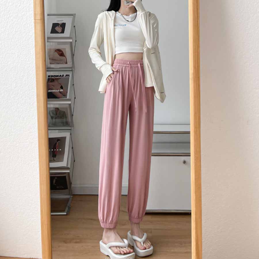 ショッピングゴー shoppinggo スウェットパンツ レディース パンツ ジョガーパンツ  カジュアル スポーツ ワイドパンツ ボトムス ジャージ スポーツ （ピンク） ピンク