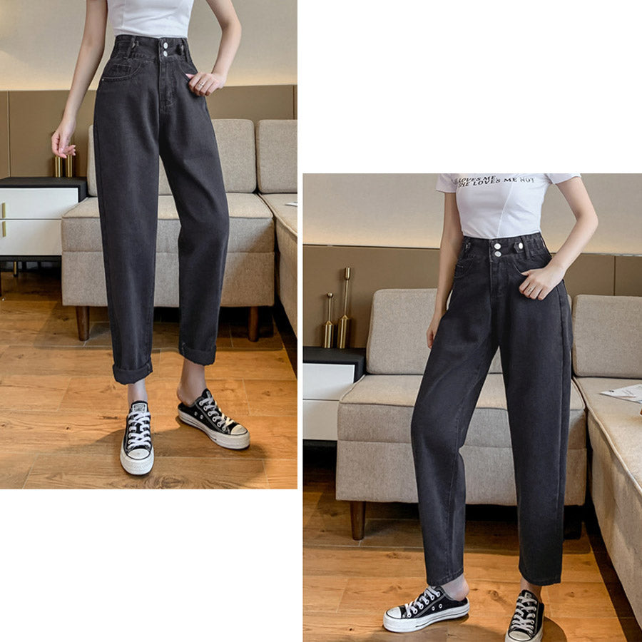 ショッピングゴー shoppinggo デニムパンツ 低身長 レディース アンクル丈 ストレートデニム ハイウエスト ジーンズ ズボン ジーパン ボトムス 美脚脚長ズボン （ブルー） ブルー