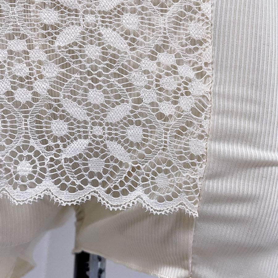 ショッピングゴー shoppinggo ペチコート Yラインカバー インナーパンツ ペチパンツ ショートパンツ 無地 ショーパン 薄手 接触冷感 （ベージュ） ベージュ