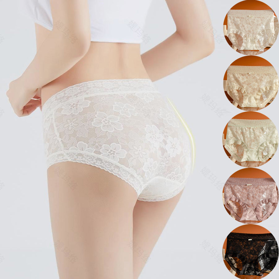 ショッピングゴー shoppinggo レースショーツ 花柄 セクシー ショーツ単品 パンティ 薄型 総レース 透け感 下着 ランジェリー シースルー ふんどしパンツ 【返品不可商品】