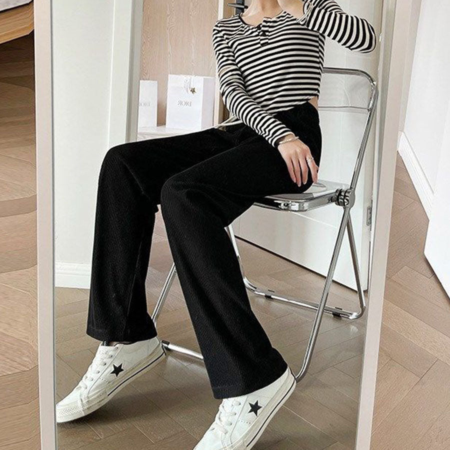 ショッピングゴー shoppinggo ワイドパンツ サマーパンツ ストレート ウエストゴム パンツ ズボン ゆったり リラックスパンツ ボトムス ガウチョパンツ