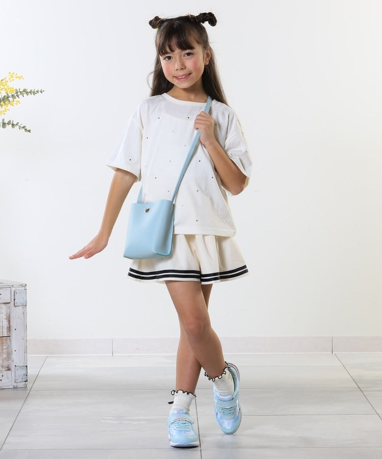 シューラルー キッズ SHOO・LA・RUE／Kids ソフトフェイクレザーポシェット （ミントグリーン(021)） ミントグリーン(021)