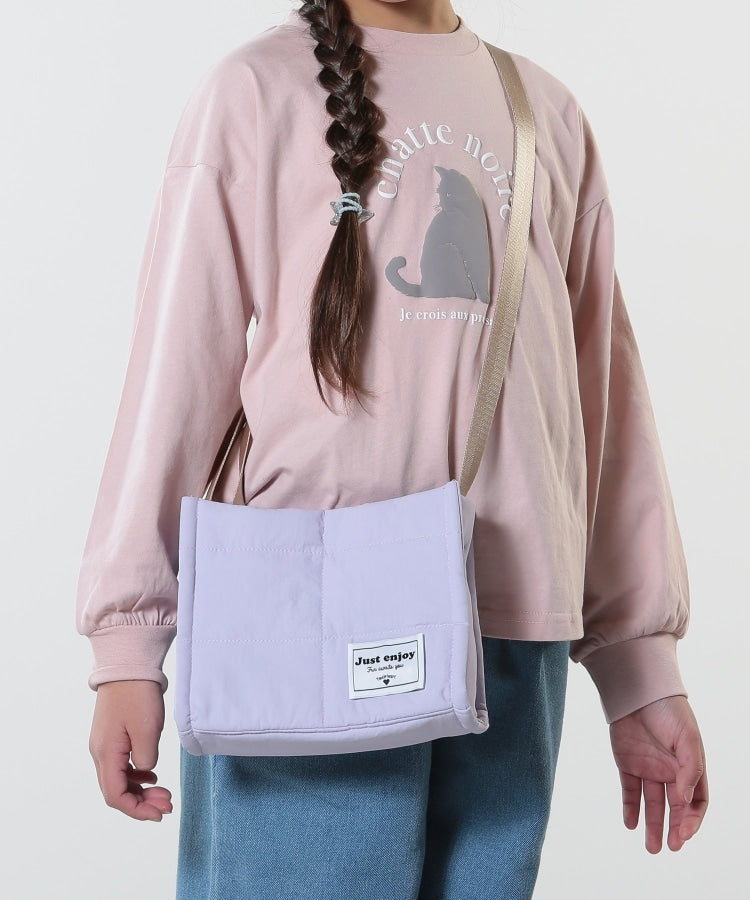 シューラルー キッズ SHOO・LA・RUE／Kids パテッドポシェット （ラベンダー(080)） ラベンダー(080)
