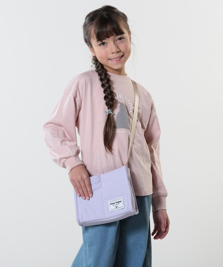 シューラルー キッズ SHOO・LA・RUE／Kids パテッドポシェット （ラベンダー(080)） ラベンダー(080)