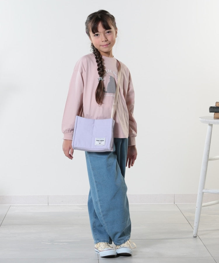 シューラルー キッズ SHOO・LA・RUE／Kids パテッドポシェット （ラベンダー(080)） ラベンダー(080)