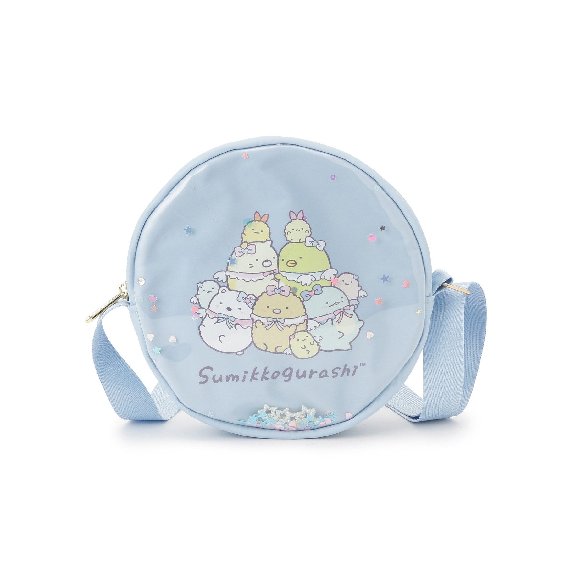 シューラルー キッズ SHOO・LA・RUE／Kids 【すみっコぐらし】ラウンドポシェット （サックスブルー(090)） サックスブルー(090)