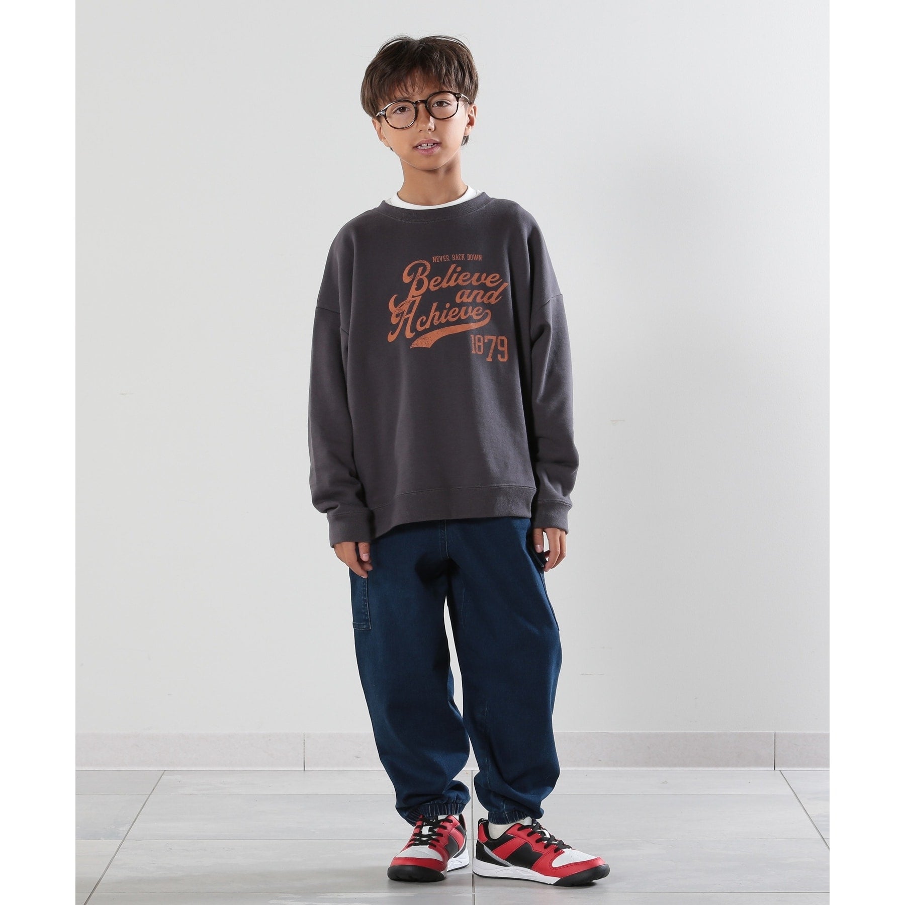 Shula Rue Kids SHOO・LA・RUE/Kids [IFME] 雙色運動鞋