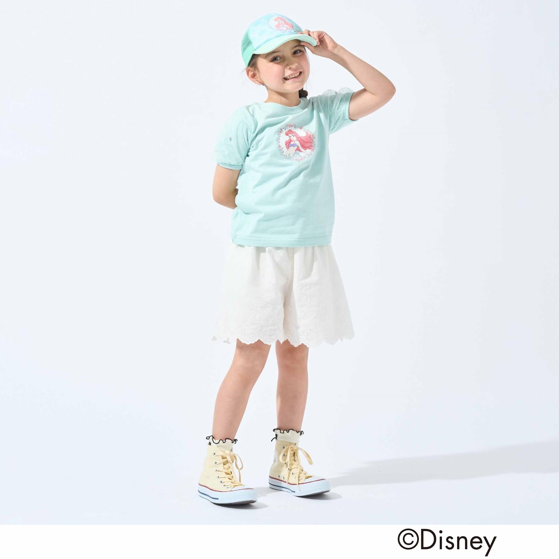 シューラルー キッズ SHOO・LA・RUE／Kids 【DISNEY】プリンセスキャップ （ミントグリーン(021)） ミントグリーン(021)