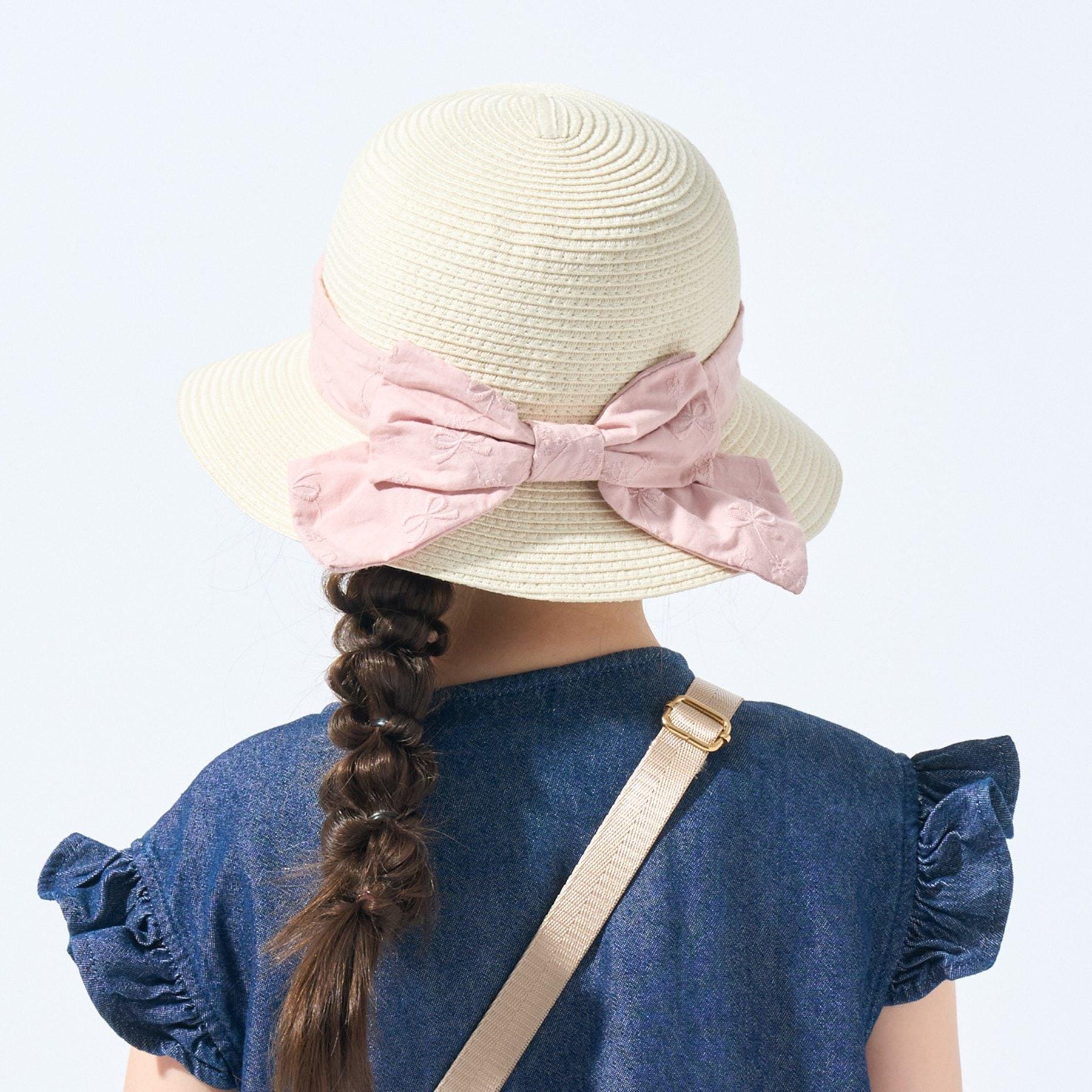 シューラルー キッズ SHOO・LA・RUE／Kids リボンブレードハット （ベージュ(052)） ベージュ(052)