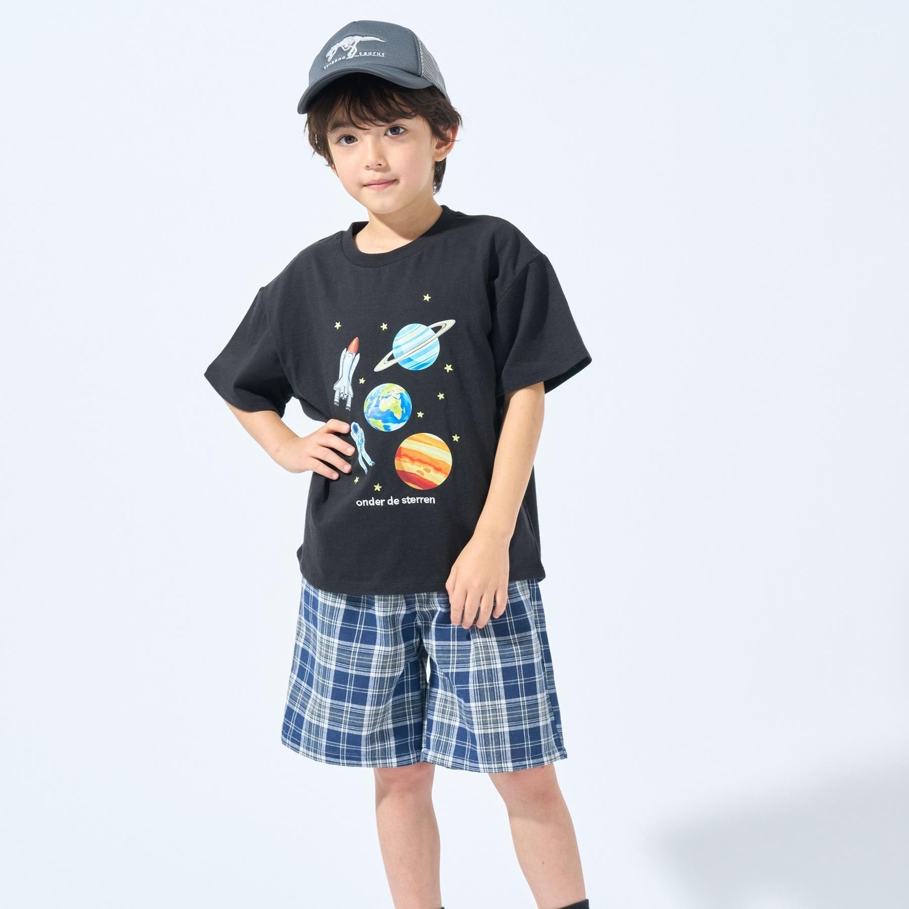 シューラルー キッズ SHOO・LA・RUE／Kids 恐竜スカルメッシュキャップ （チャコールグレー(013)） チャコールグレー(013)