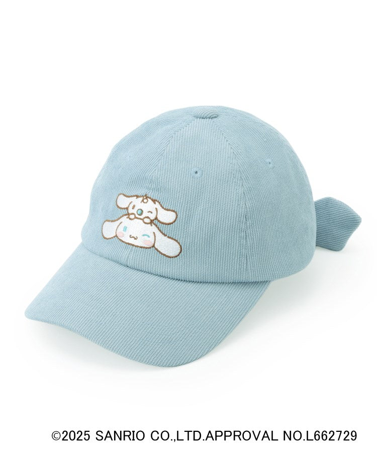 シューラルー キッズ SHOO・LA・RUE／Kids 【サンリオ】コーデュロイキャップ （サックスブルー(090)） サックスブルー(090)