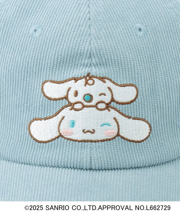 シューラルー キッズ SHOO・LA・RUE／Kids 【サンリオ】コーデュロイキャップ （サックスブルー(090)） サックスブルー(090)