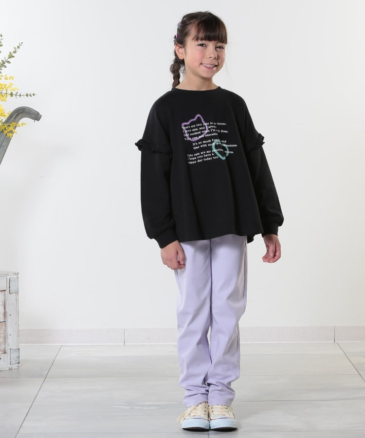 シューラルー キッズ SHOO・LA・RUE／Kids ストレッチカラースキニーパンツ （カーキ(029)） カーキ(029)