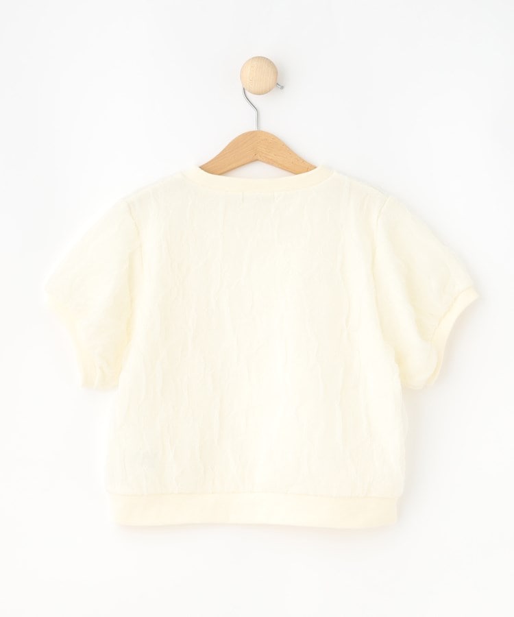 シューラルー キッズ SHOO・LA・RUE／Kids シアー接結半袖プルオーバー （サックスブルー(090)） サックスブルー(090)