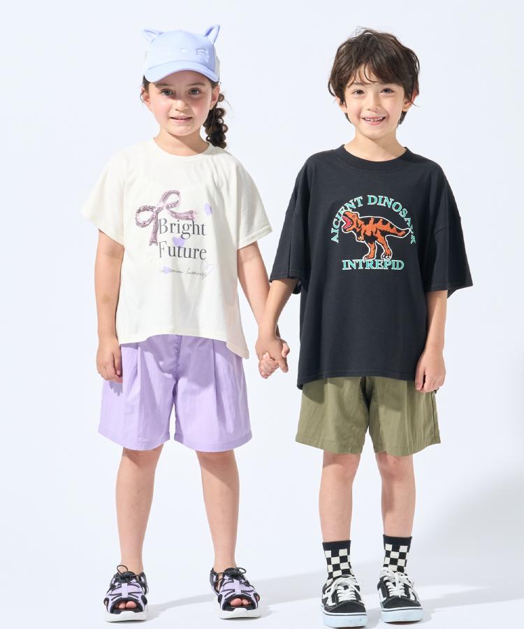 シューラルー キッズ SHOO・LA・RUE／Kids 【ひんやり】ポケットフリルキュロット （サックスブルー(090)） サックスブルー(090)