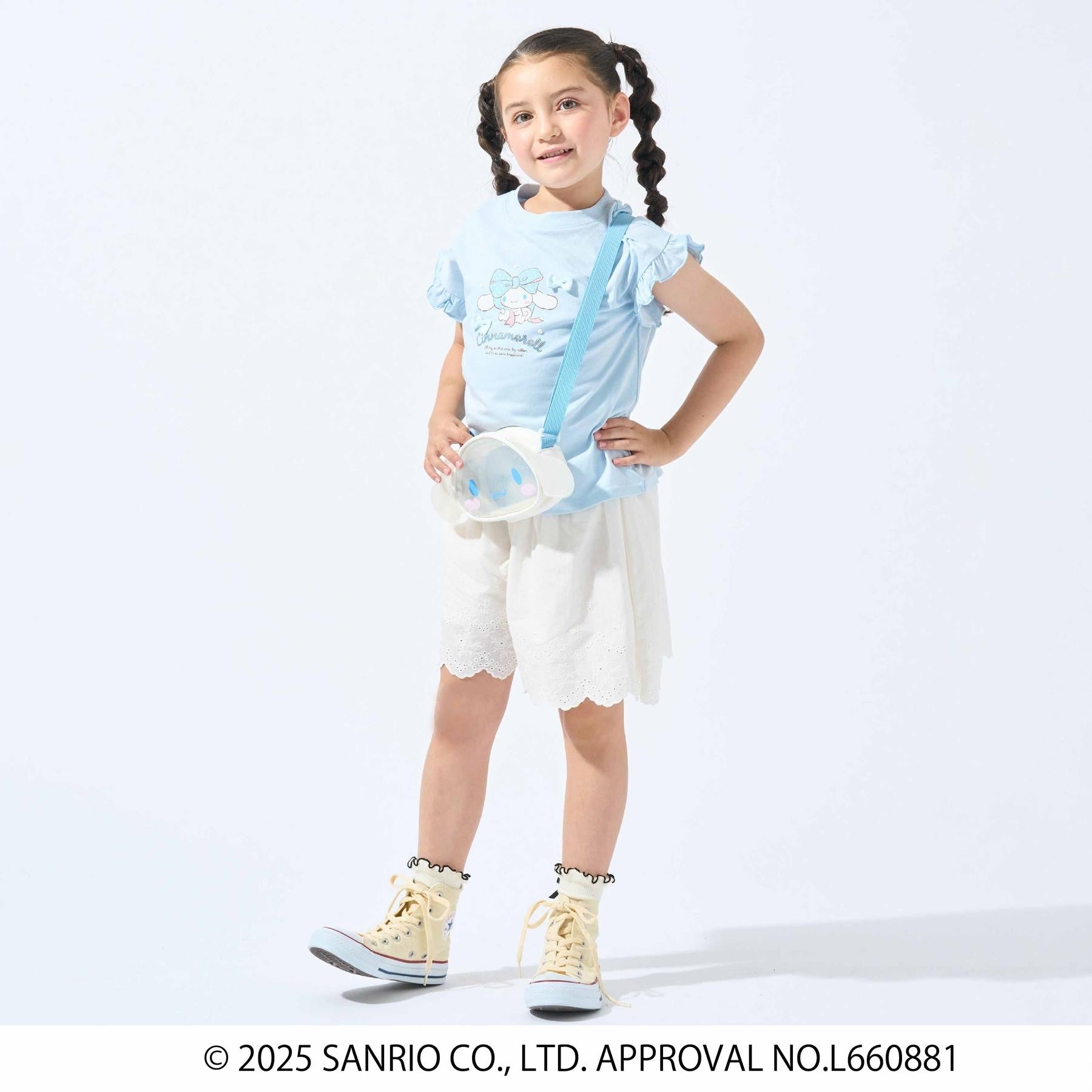 シューラルー キッズ SHOO・LA・RUE／Kids 【サンリオキャラクターズ】ポシェット （ラベンダー(080)） ラベンダー(080)