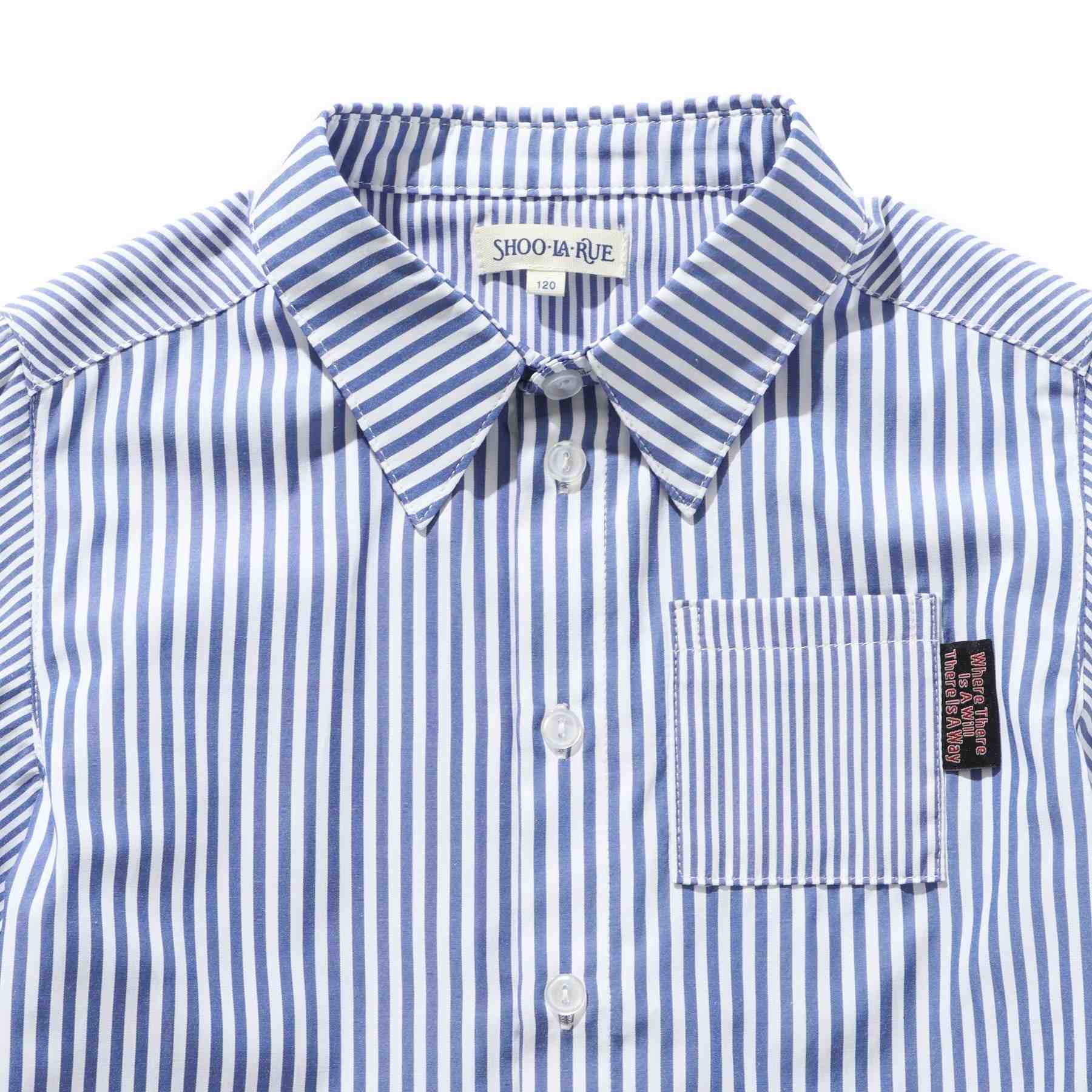 シューラルー キッズ SHOO･LA･RUE/Kids 【110-140cm/プチセレ】蝶ネクタイ付きシャツ