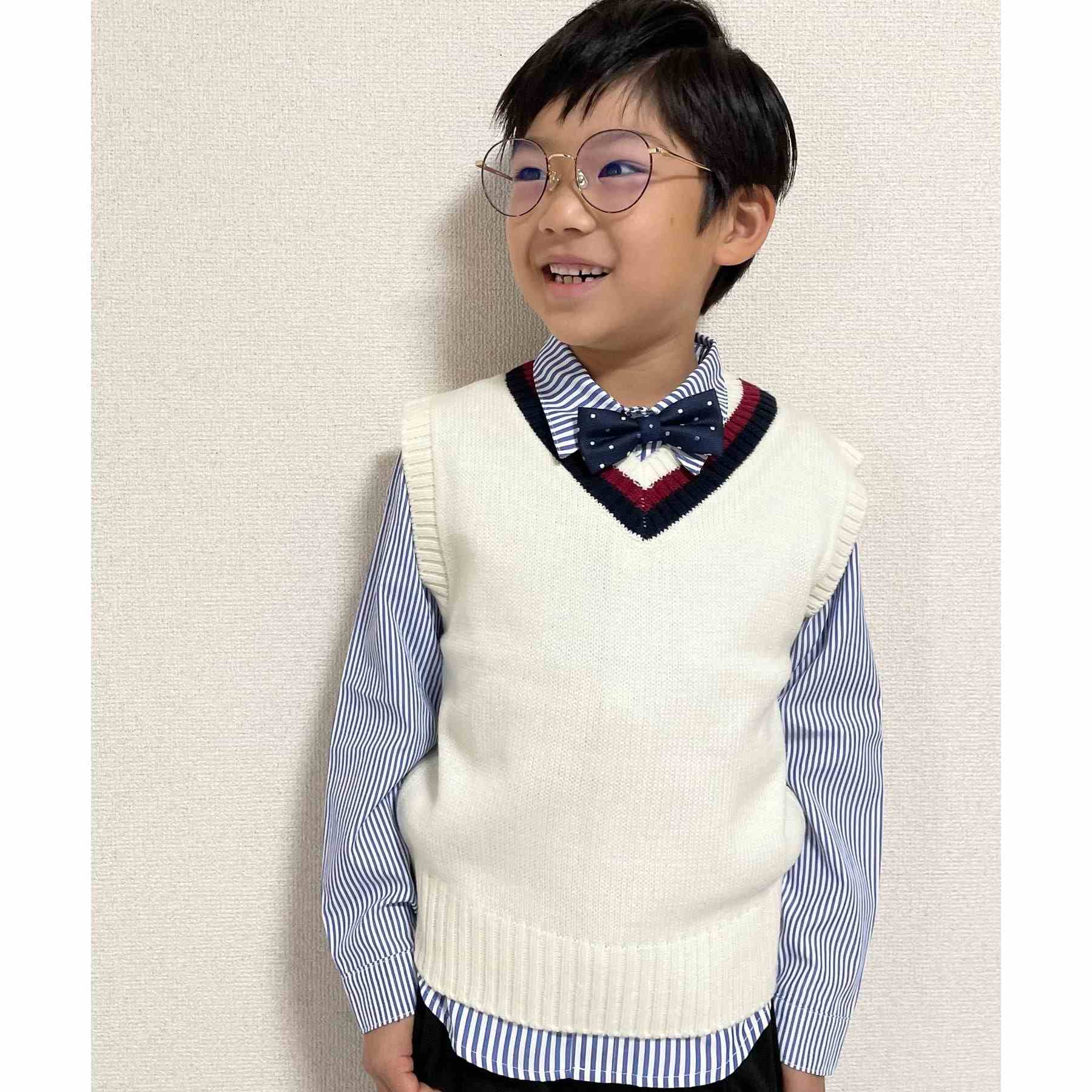 シューラルー キッズ SHOO･LA･RUE/Kids 【110-140cm/プチセレ】蝶ネクタイ付きシャツ