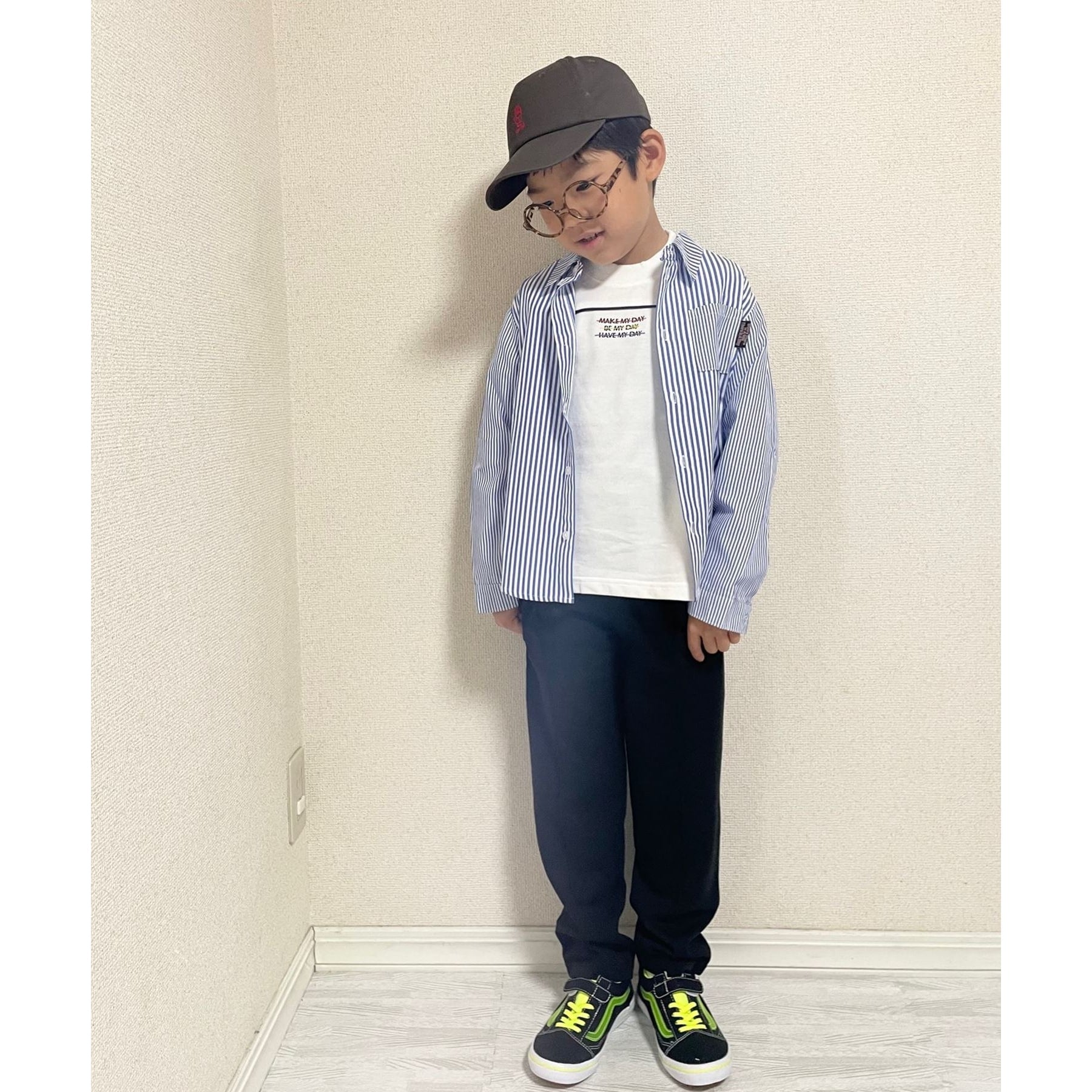 シューラルー キッズ SHOO･LA･RUE/Kids 【110-140cm/プチセレ】蝶ネクタイ付きシャツ