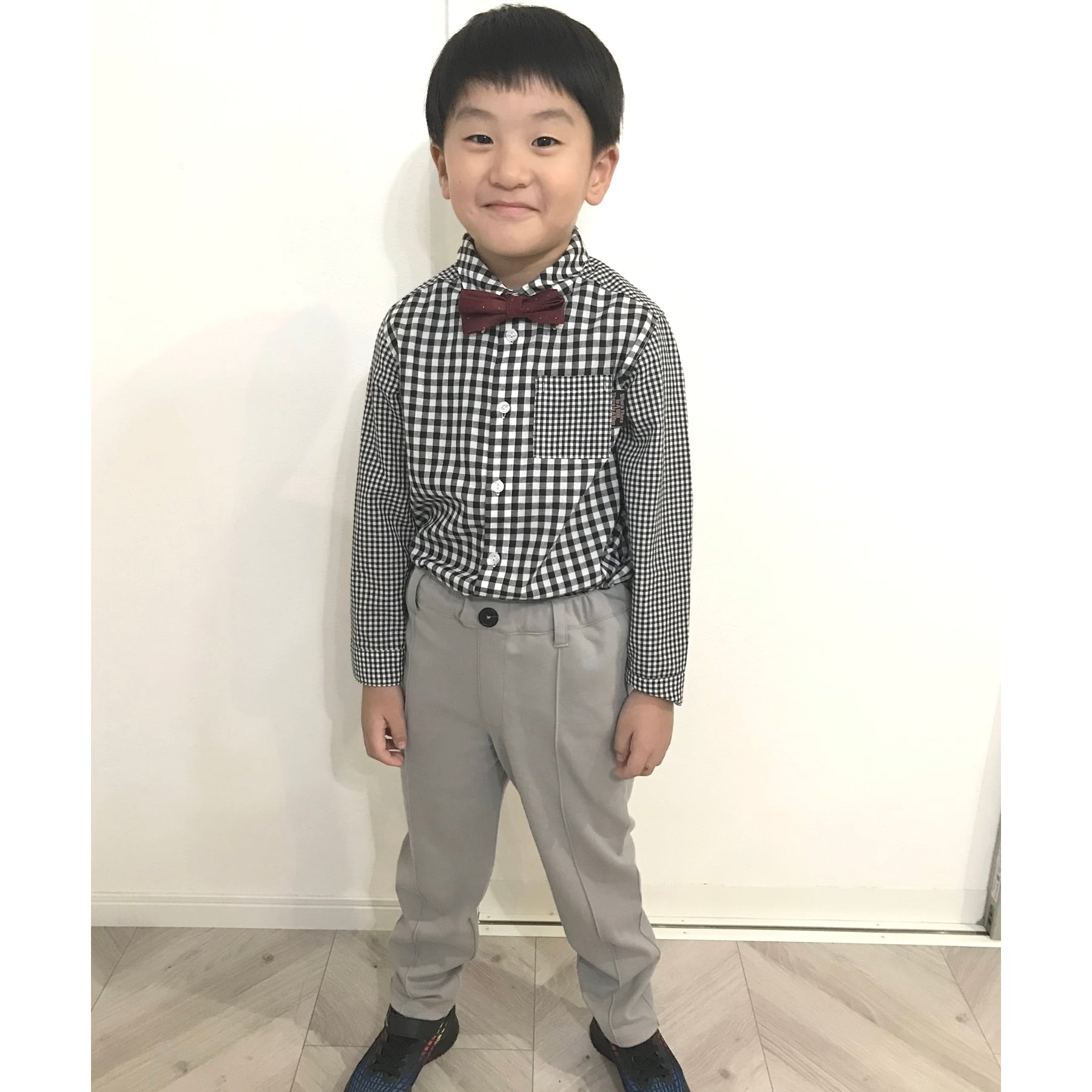 シューラルー キッズ SHOO･LA･RUE/Kids 【110-140cm/プチセレ】蝶ネクタイ付きシャツ