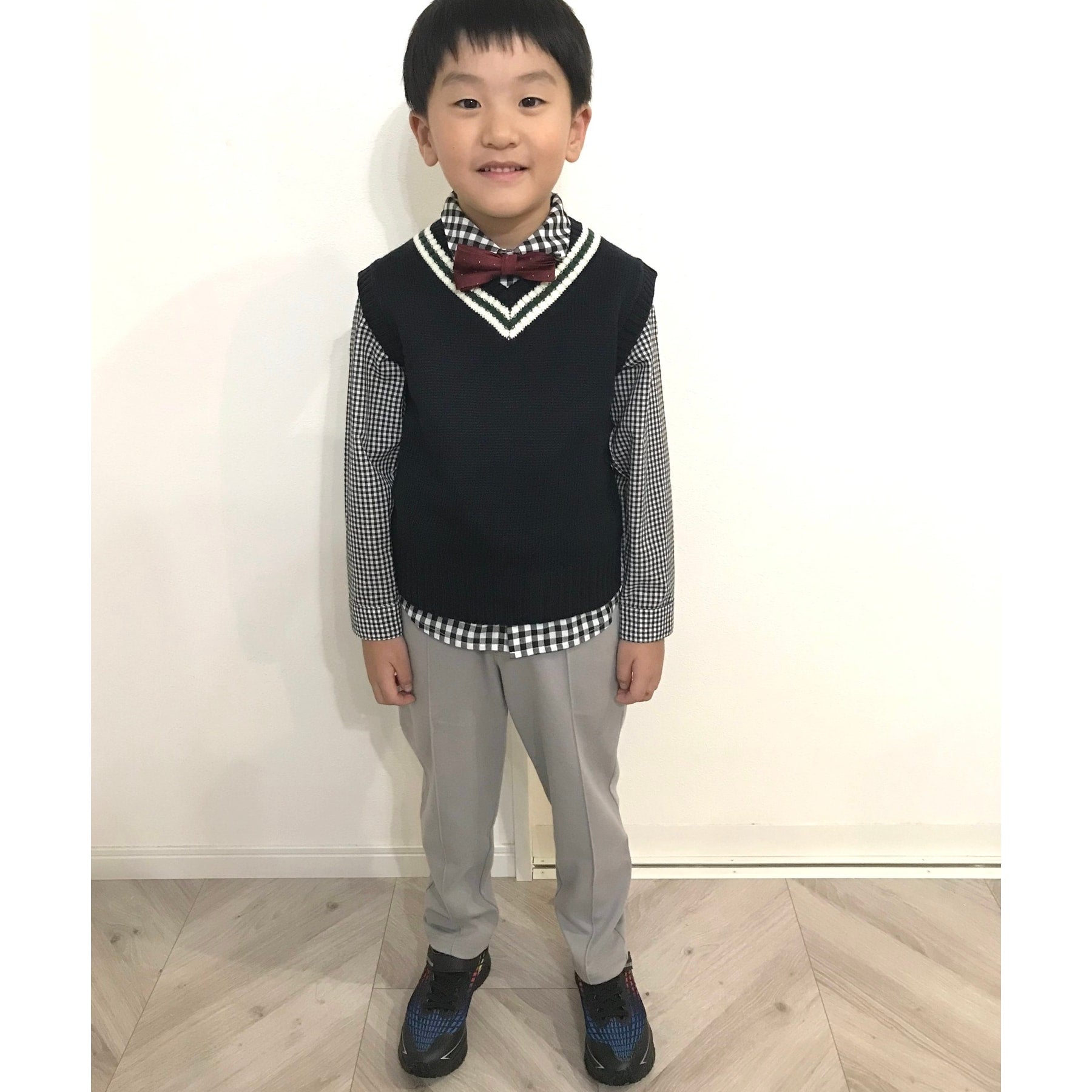 シューラルー キッズ SHOO･LA･RUE/Kids 【110-140cm/プチセレ】蝶ネクタイ付きシャツ