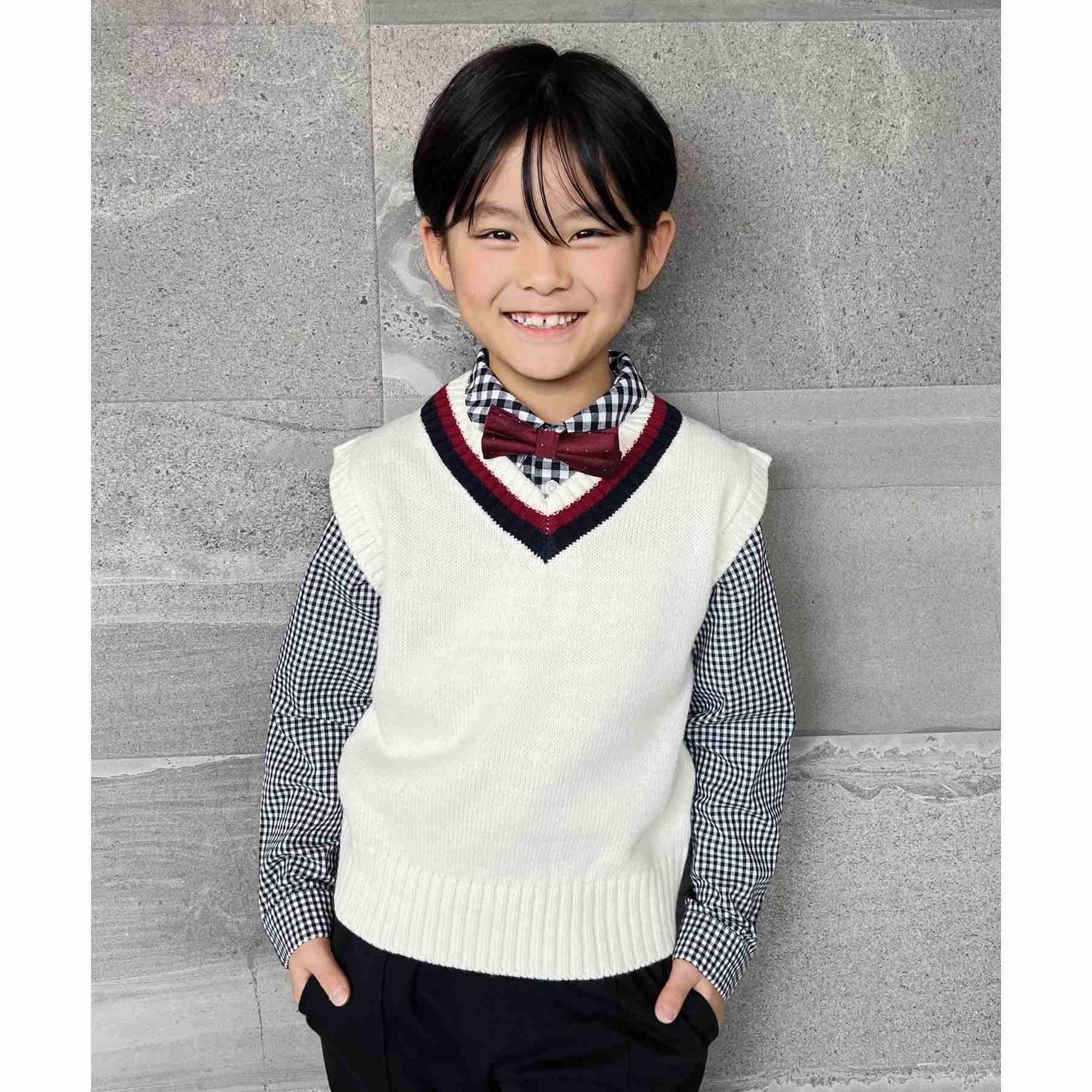 シューラルー キッズ SHOO･LA･RUE/Kids 【110-140cm/プチセレ】蝶ネクタイ付きシャツ