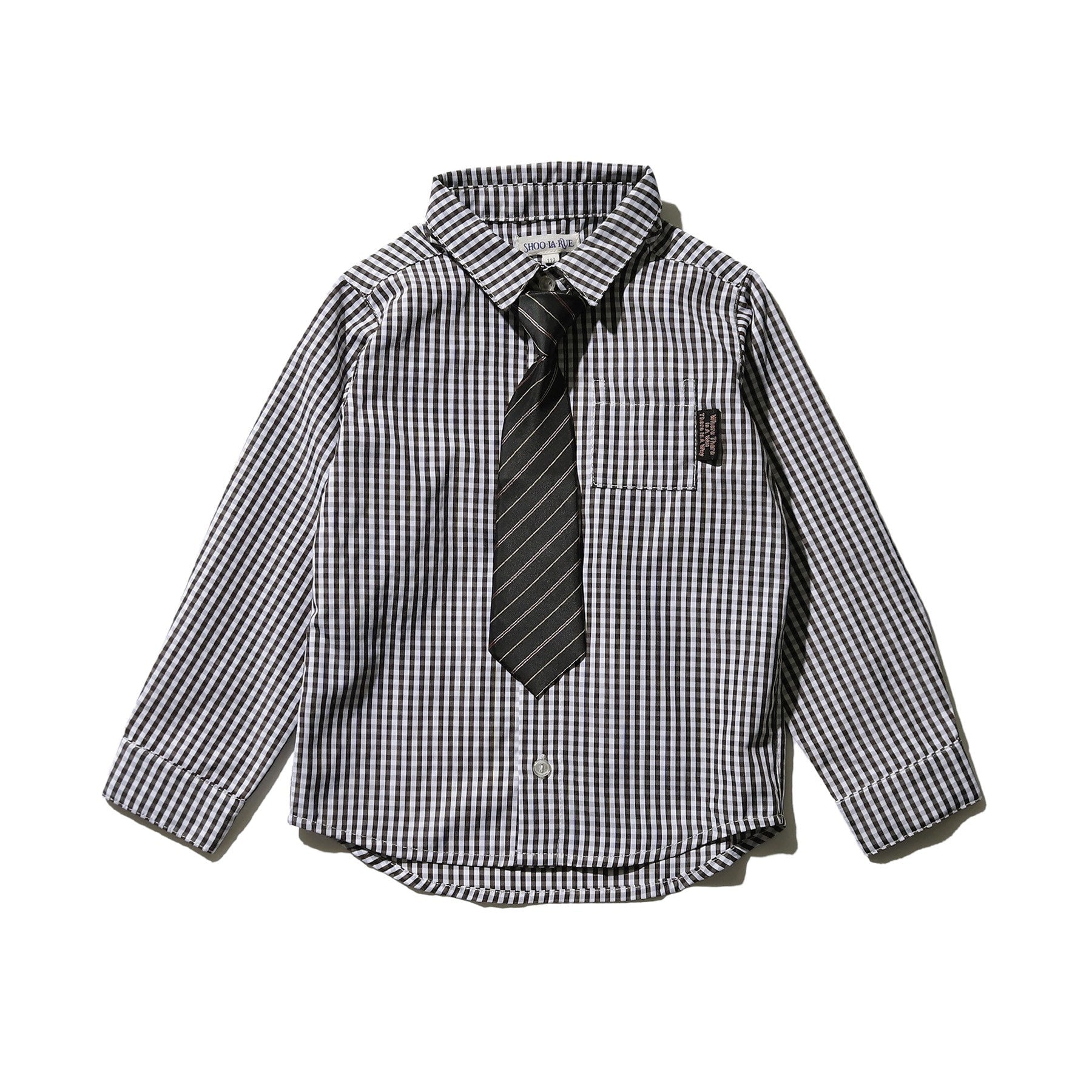シューラルー キッズ SHOO･LA･RUE/Kids 【110-140cm/プチセレ】蝶ネクタイ付きシャツ