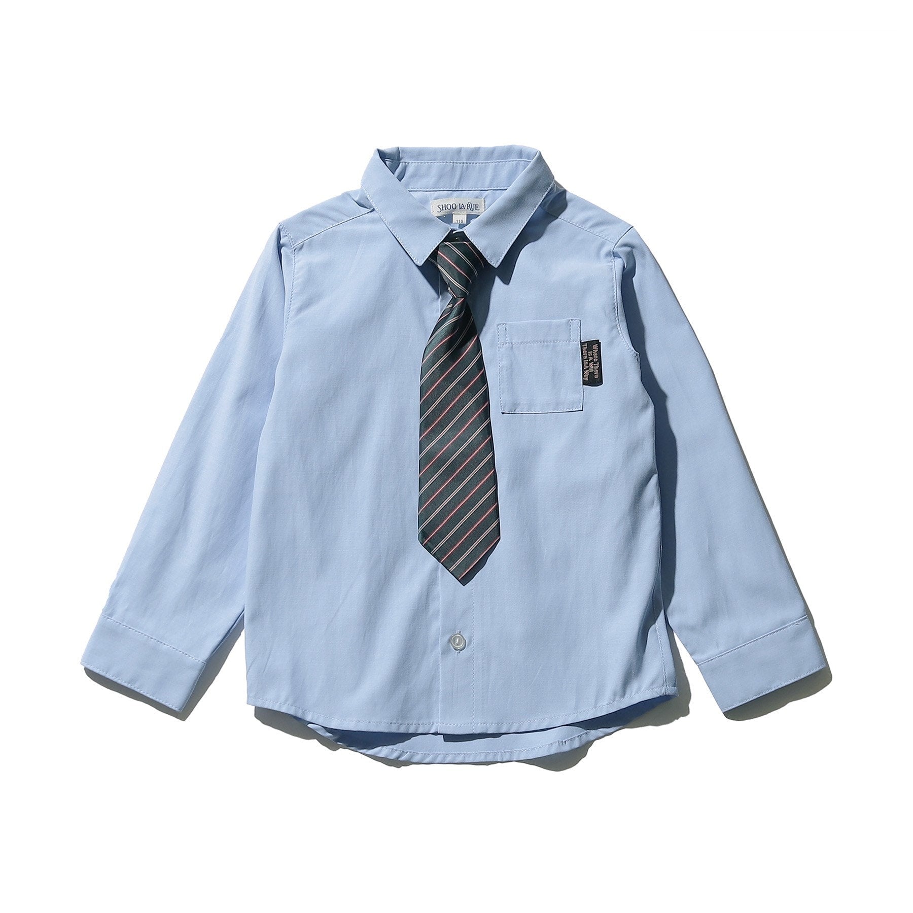 シューラルー キッズ SHOO･LA･RUE/Kids 【110-140cm/プチセレ】蝶ネクタイ付きシャツ