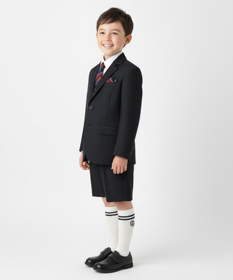 シューラルー キッズ SHOO･LA･RUE／Kids 【セレモニー】ハーフパンツスーツセット （ブラック(319)） ブラック(319)