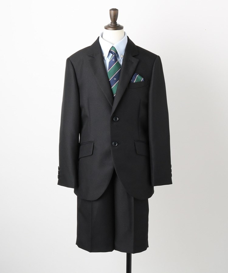シューラルー キッズ SHOO･LA･RUE／Kids 【セレモニー】ハーフパンツスーツセット （ブラック(319)） ブラック(319)