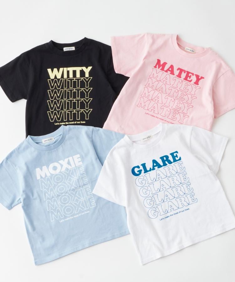 シューラルー キッズ SHOO･LA･RUE／Kids 【100-150cm】プリントロゴTシャツ （ホワイト(001)） ホワイト(001)