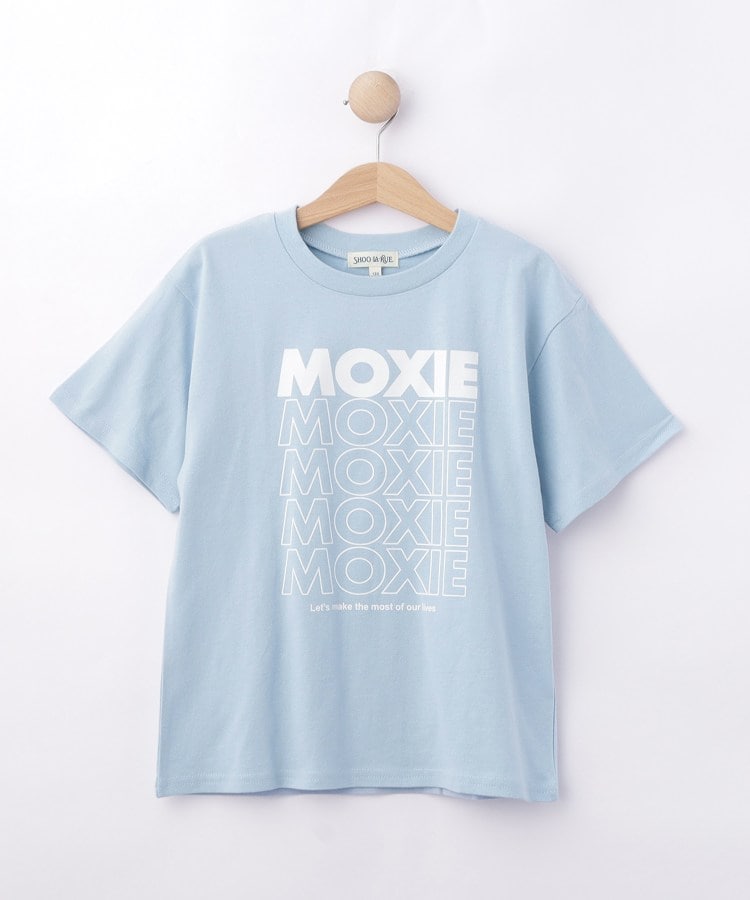 シューラルー キッズ SHOO･LA･RUE／Kids 【100-150cm】プリントロゴTシャツ （サックスブルー(090)） サックスブルー(090)