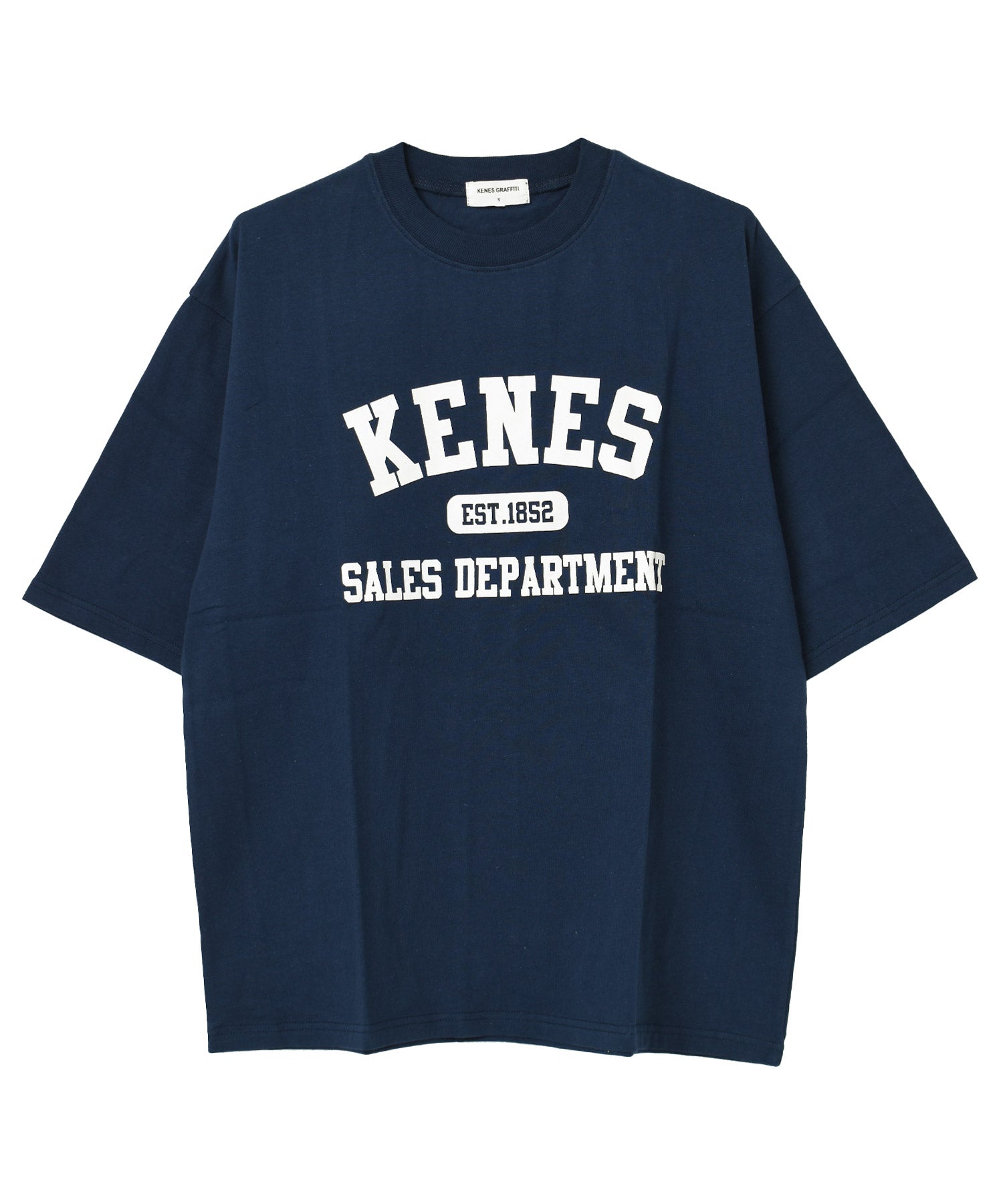 ケネスグラフィティ KENES GRAFFITI アーチロゴプリントTシャツ （ネイビー） ネイビー